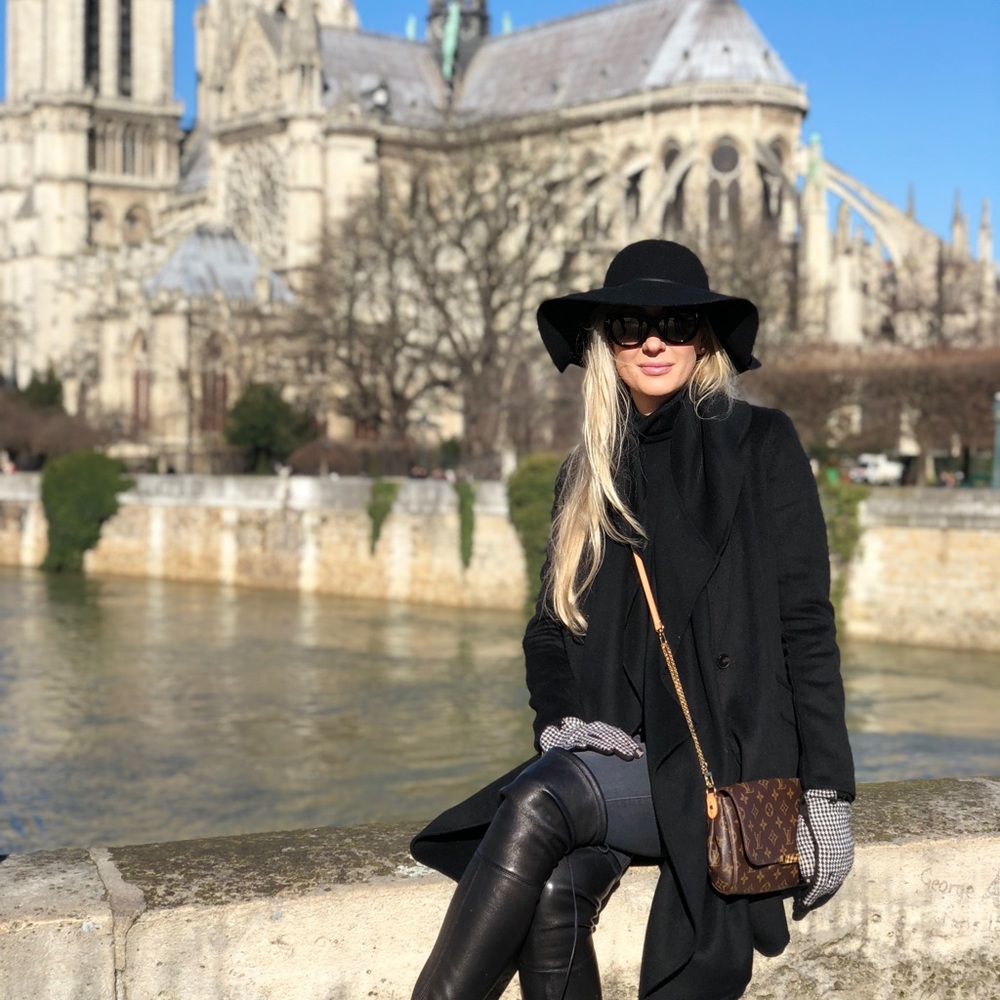 Black Floppy Hat - image 4